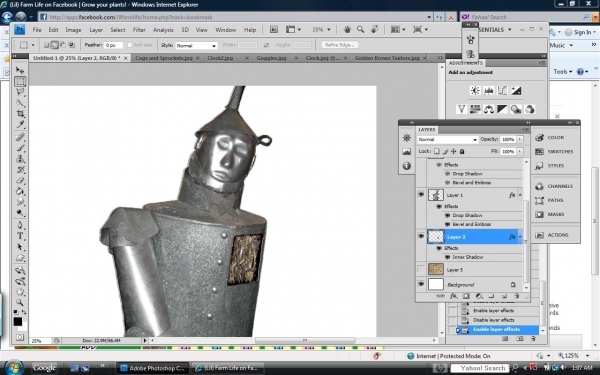 Creation of Steampunk Tin Man: Step 2